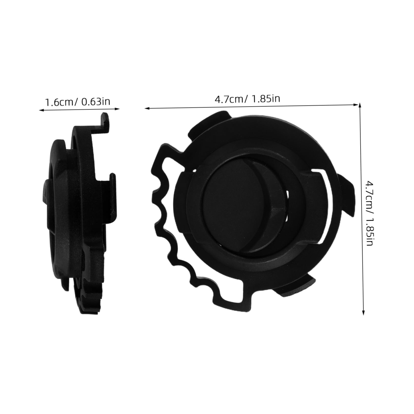 GOOHOCHY 4 Pairs Helmet Accessories for Fast Enhanced Visibility Riding Conditions