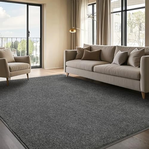 Tapete lavable 4x6 negro con espuma viscoelástica miniatura 1