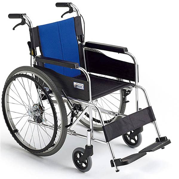 Amazon | ミキ 車いす 自走・アルミ 背折れ BAL-1 400MM アルミ  