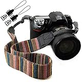 Camera Strap Eorefo Women Camera Neck Strap Shoulder Belt Strap for Compact Digital Camera, Mirrorless Camera, Small DSLR Camera, Instant Camera.(Multi)