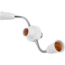 E27 Splitter 3/4/5/6 Heads LED Bulbs Base Adjustable LED Light Holder Adapter Socket Converter Holder Lighting Accessory Adjustable Light Bulb Socket Splitter