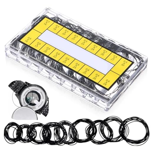 200-Piece Assorted Watch O-Ring Gasket Kit