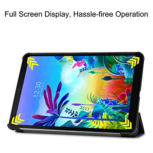 Gylint Lg G Pad 5 10.1 Case, Smart Case Trifold Stand Slim Lightweight Case Cover For Lg G Pad 5 10.1 Inches Tablet 2019 Release, Model:lm-T600L, T600L Black #TOP3
