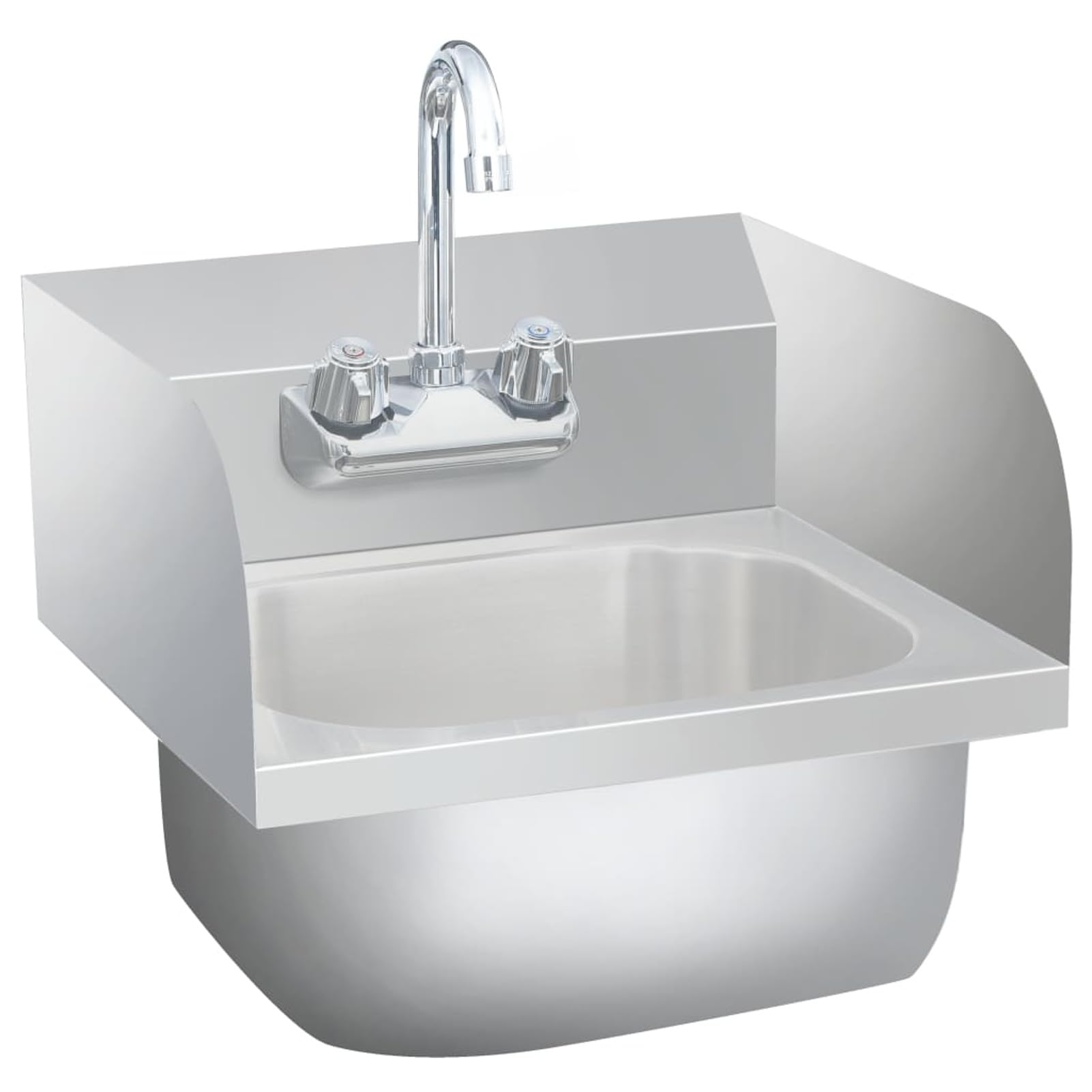 Lavandino Commerciale con Rubinetto in Acciaio Inossidabile,Lavandino,Lavandino Bagno,Lavandini Bagno,Articoli idraulici-51115