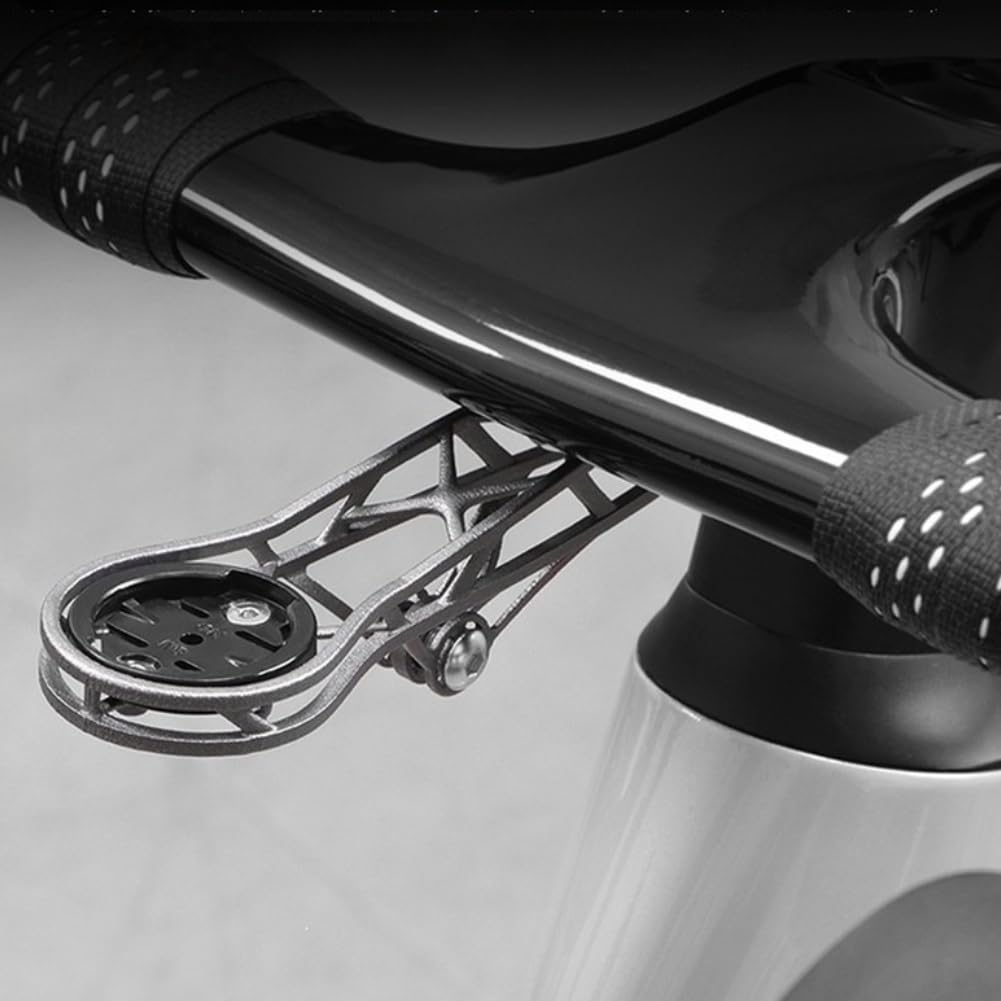 Supporto per bici in metallo ad alta resistenza per computer GPS | Peso ultra leggero 26 g, metallo ad alta resistenza, riduce l'affaticamento, migliora l'efficienza, costruzione