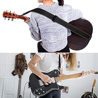 Dreamtop Kit de 16 accessoires pour guitare électrique et acoustique ou basse avec sangle réglable en coton et bouton… - Les Beatles, Paul McCartney, John Lennon, RIngo Starr, George Harrison Dreamtop Kit de 16 accessoires pour guitare électrique et acoustique ou basse avec sangle réglable en coton et bouton… – Image 7