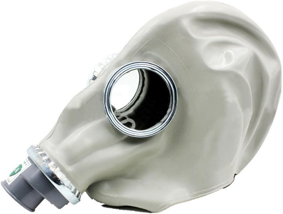Halloween Skull Design Full Face Gas Mask Respirator With 0.5M Hose Pipe