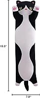 Vista 52 de Cat Soft Plush Pillow Cute Cat Body Pillow, Long Stuffed Cat Plush Cat Stuffed Animal Toy Kitten Long Throw Pillow Gift for Kids White