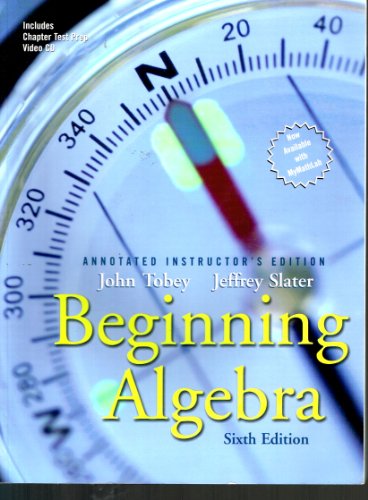 Beginning Algebra: Annotated Instructor's Edition 0131482882 Book Cover