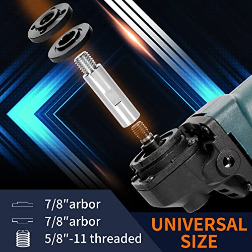 Llave amoladora angular contra tuercas atascadas kit con eje extensión y brida 5/8-11 7