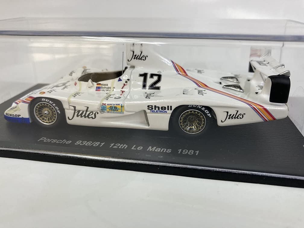 1/43 スパーク Porsche 936 Le Mans 1981 Amazon.co.jp: Spark 1/43 Porsche 936/81 Le Mans 1981#12 Jules