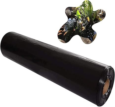 Image CASEWIND Fish Pond Liner For Koi Ponds Streams Fountains And Water Gardens, Black HDPE Pond Skins Underlayment, 1x7m(3x23ft) 3x5m(9.8x16.4ft) 7x7m(22.9x22.9ft), Waterproof Image CASEWIND Fish Pond Liner For Koi Ponds Streams Fountains And Water Gardens, Black HDPE Pond Skins Underlayment, 1x7m(3x23ft) 3x5m(9.8x16.4ft) 7x7m(22.9x22.9ft), Waterproof