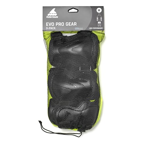 Rollerblade EVO Pro Gear 3 Pack kit de rodilleras coderas muñequeras patines en línea adulto 4