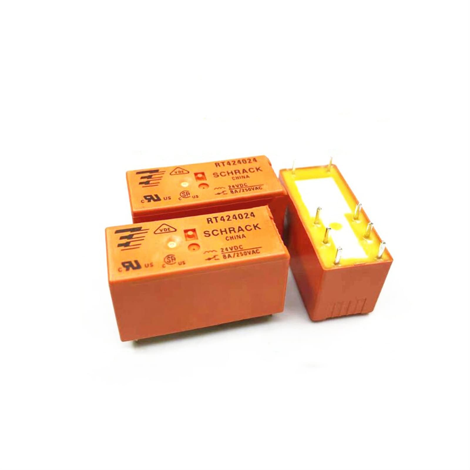 QEFHSVVZE HOT New RT424024 24V 24VDC DC24V 8A 8PIN Relay(5PCS)