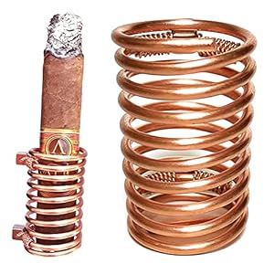 Cigar Holder for Golf Cart Solid Copper, Handmade, Magnetic, Adjustable Attaches to any Metal Surface. Adds a Touch of Elegance and Style to Your Golf Game.