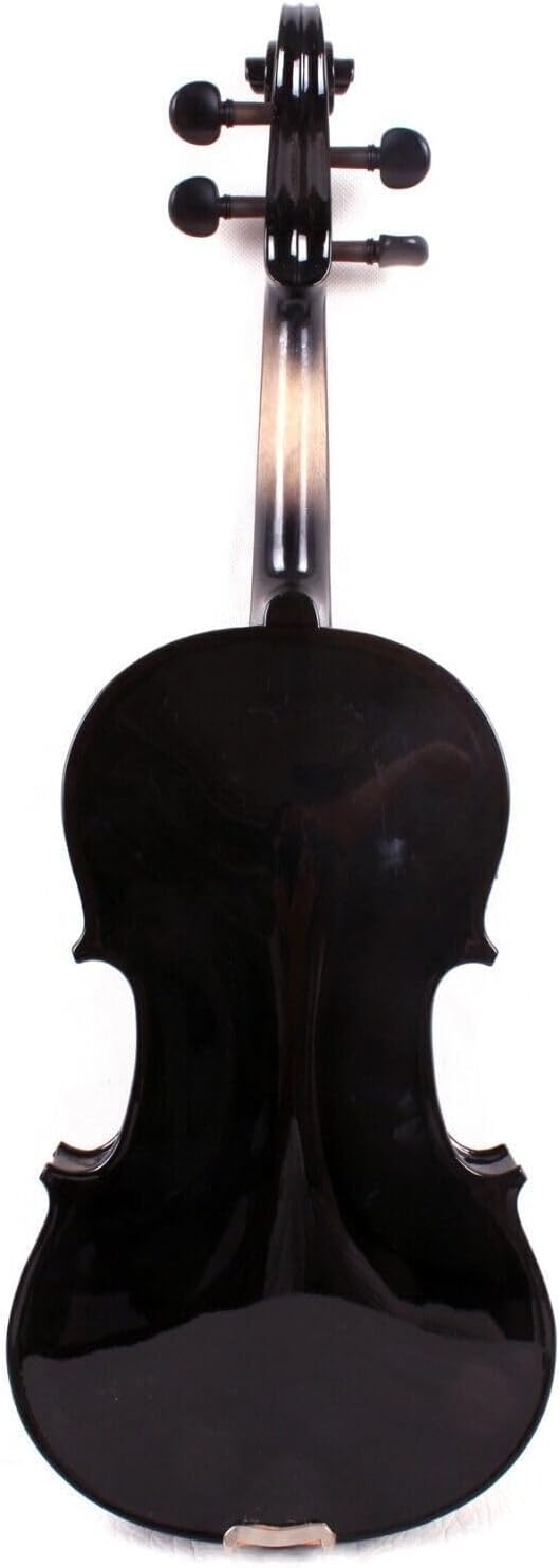 Yinfente 4/4 полноразмерная акустическая альт-скрипка, 4 струны, 40 см, 41,9 см, 38 см, еловая дека, кленовая задняя дека, эбеновые окантовки, жесткий чехол, бразильский бант, черная салфетка для чистки для