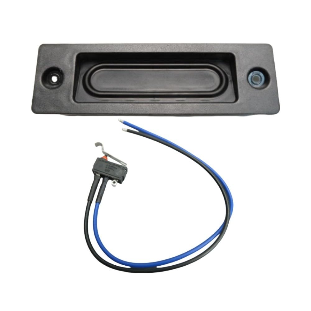 SPORTARC Interruttore portellone posteriore, sensore di blocco bagagliaio, maniglia per porta posteriore, per Volvo S40, S80, V50, XC60, OE 30634191, pezzo di ricambio in ABS nero