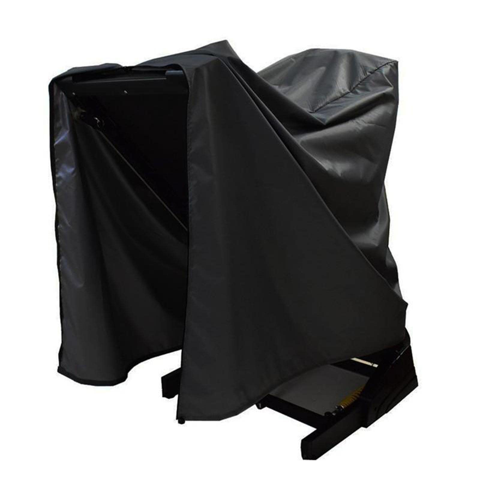 Laufband Abdeckung Schutzhülle für Faltbare Laufbänder Ellipsentrainer Heimtrainer Wasserdicht Staubschutz Oxford Polyester mit Zipper für Inn, Black_110x95x160cm