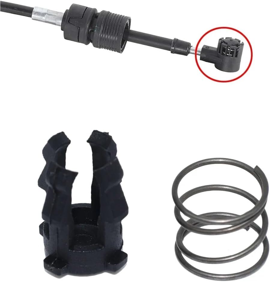 Gear Control Cable Compatible With Transit MK7 2.2 2.4 FWD RWD 6SP Gear Selector Shift Cable Linkage Bushing Lever End Repair Kit(1Kit C)