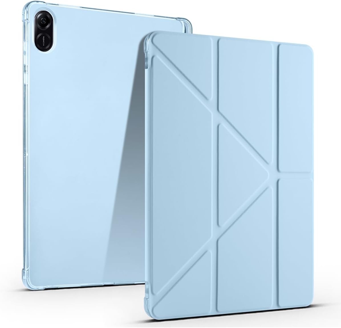 CONSTRAIN - Huawei Honor Pad X8A 11 inç ile Uyumlu Tablet Kılıf Standlı Kalem Bölmeli Uyku Modlu Akıllı Kapak - Mavi