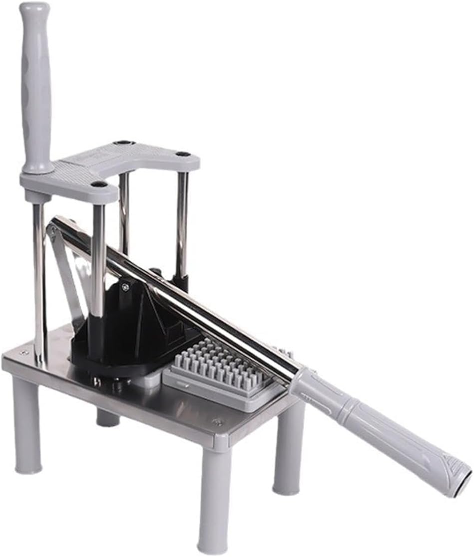 SADMAX Potato Chipper French Fries Cutter | Stainless Steel Vegetable & Fruit Slicer | Heavy Duty Manual Chopper for Onion, Carrot | Commercial Home Kitchen Use