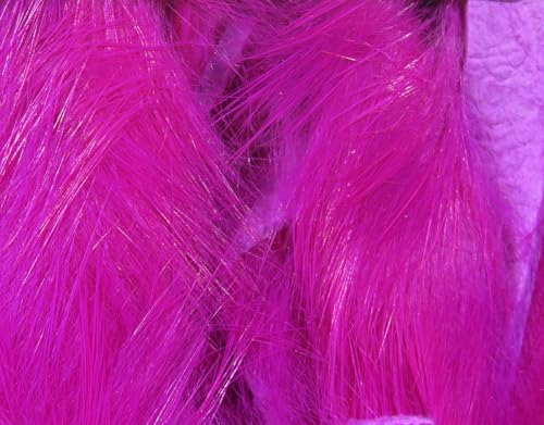 Hareline Fly Tying Magnum Rabbit Strips - Wide Rabbit Fur Strip Material for Streamers, Pike, Musky & Saltwater Flies