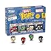 Funko Pop! Bitty: Spider-Man - Spider-Man, Green Goblin, J Jonah Jameson, and Mystery Chase Figure - 0.9 Inch (2.2 Cm) - Marvel Comics Collectable - Stackable Display Shelf Included - Gift Idea