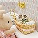 Odoria 1/12 Miniature Basket with Perfume Dollhouse Bathroom Accessories