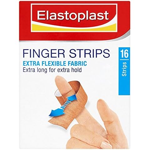 Elastoplast® Finger Strips 16 Extra Long Strips x 10 boxes Cover