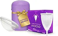Kit Coletor Menstrual + Disco Menstrual + Cápsula Esterilizadora Inciclo (A (a partir de 30 anos ou com filhos))