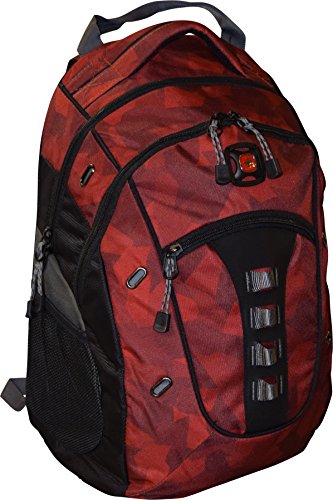 Wenger Granite Laptop Backpack, Red Camo