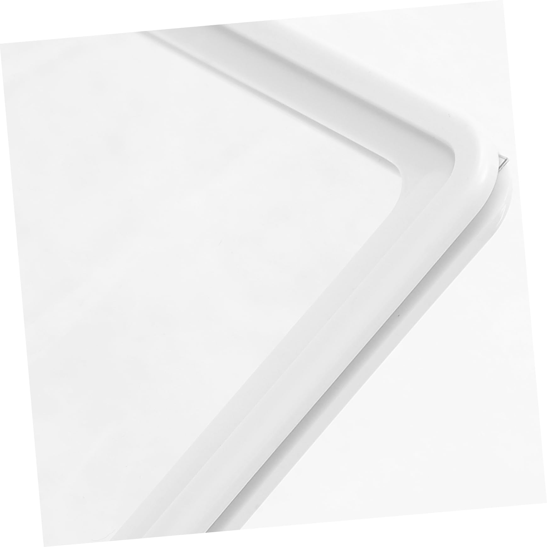 Porta Cartellino Prezzi A5 Bianco in Acciaio Inox e Plastica | Espositore per Negozio e Frutta, Design Stabile Riutilizzabile, Supporto Prezzi per Scaffale