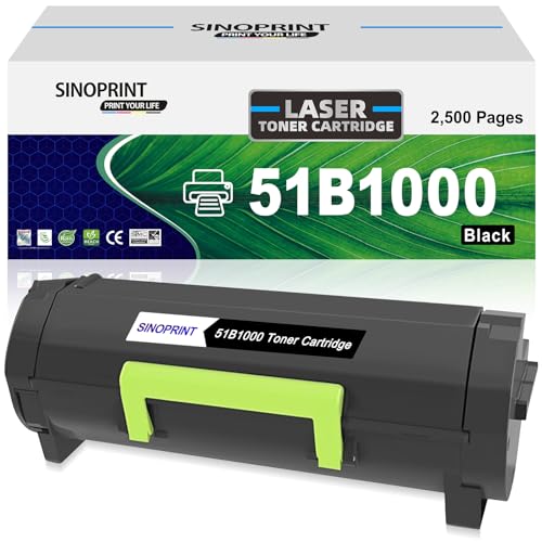 Cartouche de toner MS417 noir pour imprimante Lexmark MS417dn et MX417de