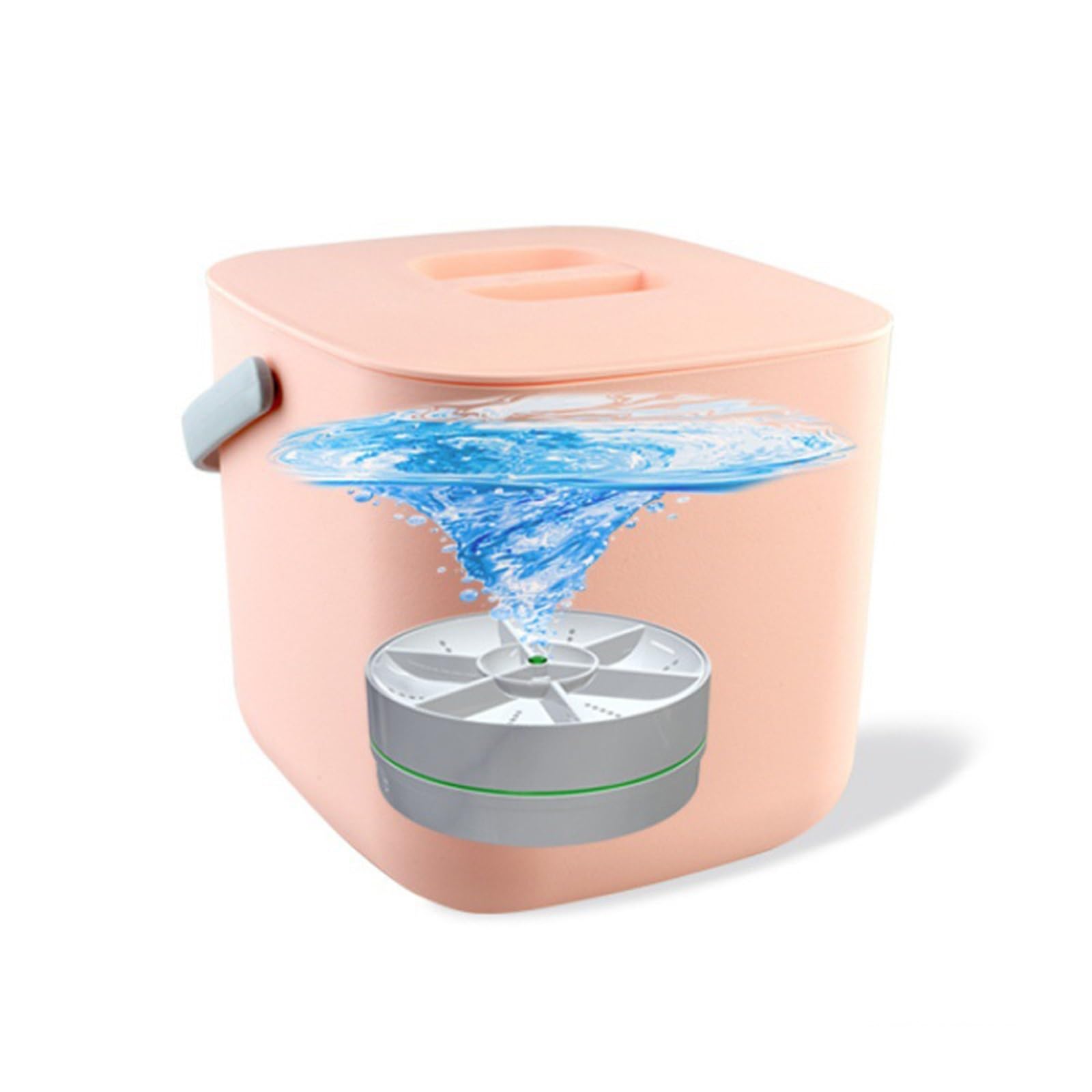 Mini lave-vaisselle portable avec bac intégré rose pour comptoir - 8
