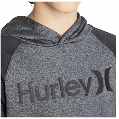 Hurley Boys' Solar Pullover Hoodie (Gray/DK Gray, Large)3