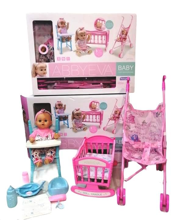 Plutofit Foldable baby Doll Stroller with Hood and Baby Doll Toy (B08QSHYZY1) Amazon Price History, Amazon Price Tracker
