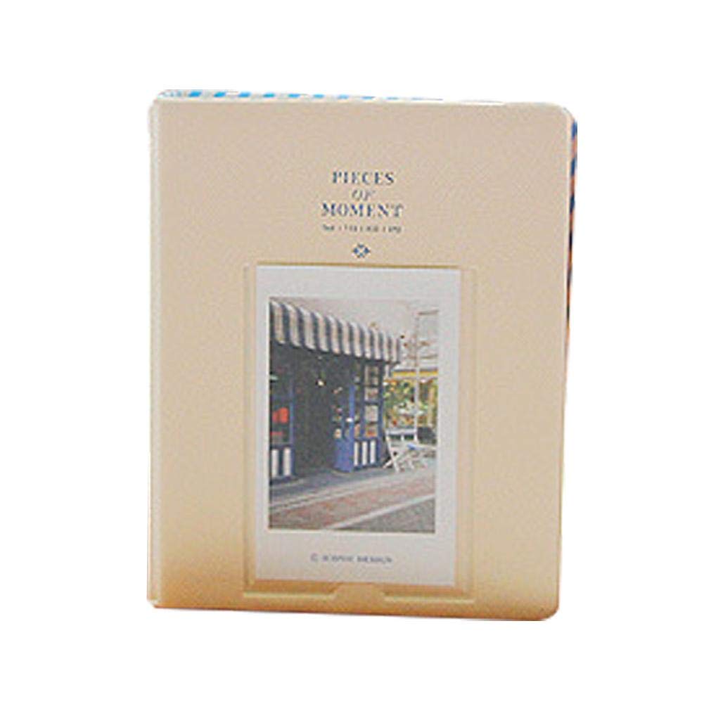 Hainiter Photo Album Mini Memory Collection Album for Polaroid Memory Collection Album Embroidered Live Laugh Love Hold 64 Photos