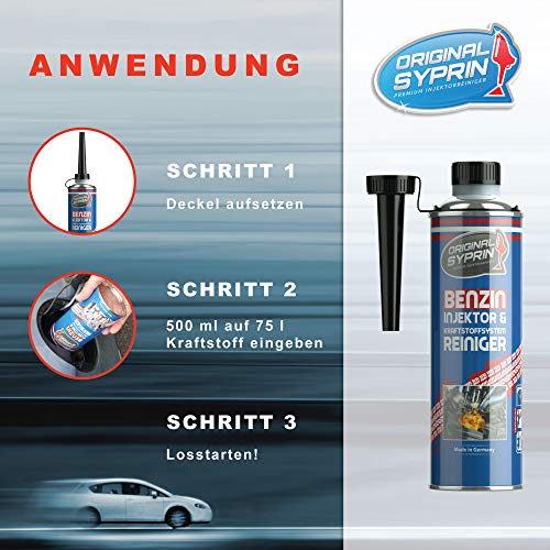 SYPRIN originele benzine reiniger injector brandstofsysteem benzine systeemreiniger spuitmondreiniger injectiesysteem - Afbeelding 7