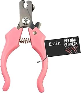 Eilin Pet Cut Nail Clippers for Small Medium Animals Cat Dog Claw Trimmer Home Grooming - Stainless Steel Kit Tool for Tiny Bunny Rabbit Bird Puppy Kitten Ferret