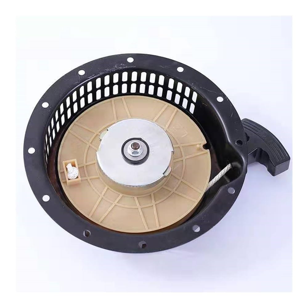 Arranque de Retroceso Compatible con generador 178F de 6 HP. Empuñadura de Arranque, Cubierta de Cuerda, Resorte de rebobinado y trinquete.(Dual pawls Reverse)