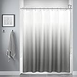 Grey Shower Curtains for Bathroom, Polyester Ombre Shower Curtains for Bathroom, Waterproof Shower...