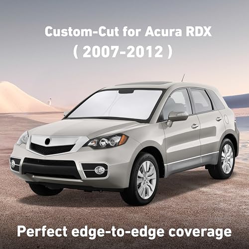 Image of EcoNour Windshield Sunshade Compatible for Acura RDX 2007-2010 2011 2012, Sun Visor for Front Windshield & Window Sun Shade Cover, UV Heat Blocker & Protector, Car Accessories