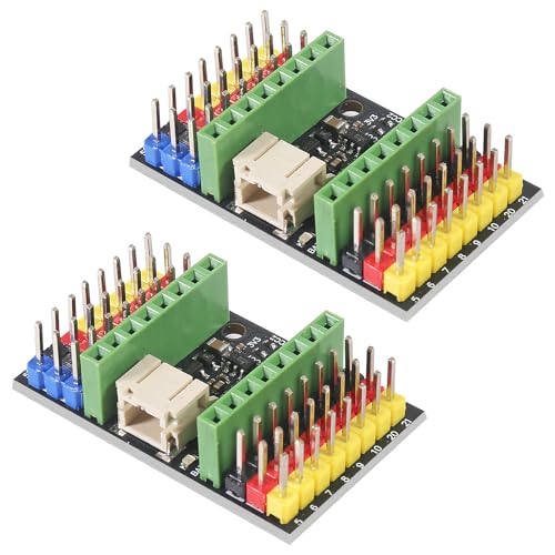 AITRIP 2PCS ESP32-C3 MINI Development Board Extended/Expansion Board, Esp32 C3 Esp32-c3 Super Mini 4MB Wi-Fi B-luetooth Development Board(Only Expansion Board)