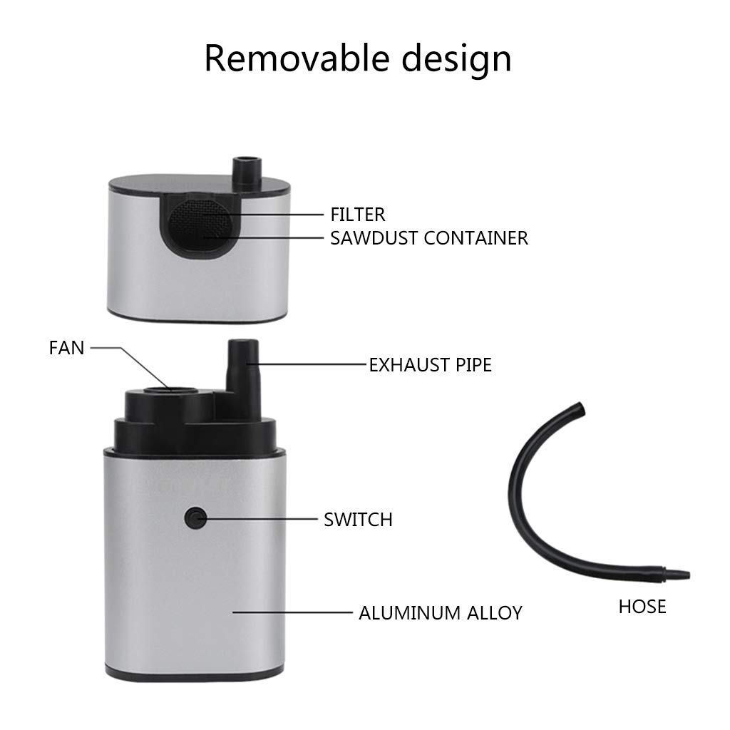 Infusor ahumador portátil de cocina con virutas de madera para barbacoa