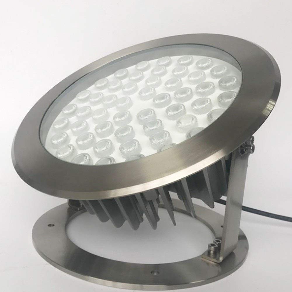 IP68 Wodoodporna zatapialna lampa punktowa LED, lampka nocna lampa krajobrazowa, podwodna obrotowa lampa do stawu ze stali nierdzewnej pilot zdalnego do akwarium akwarium ogród fontanna basen łódź