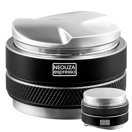 Neouza - Distribuidor De Café Y Tamper De 53mm, 2 En 1, Doble Cabeza Para Filtro De Café Breville De 54 Mm, Profundidad Ajustable - Manipuladores De Mano Profesionales De Espresso