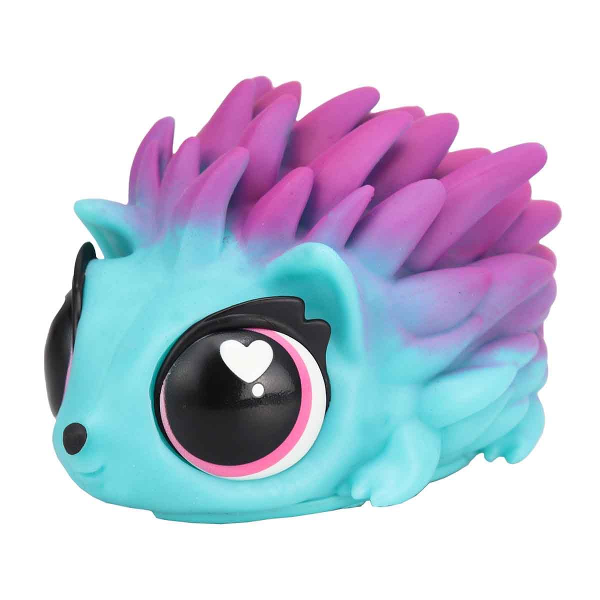 Jiggly Pets by Eolo My Spike Pet Azul, Spiky The Hedgehog, Erizo Interactivo, Mascota blandita Que Canta, Camina, Rueda, Corre, con música, Juguete para niños y niñas Desde 4 años, Famosa (JGG02200)