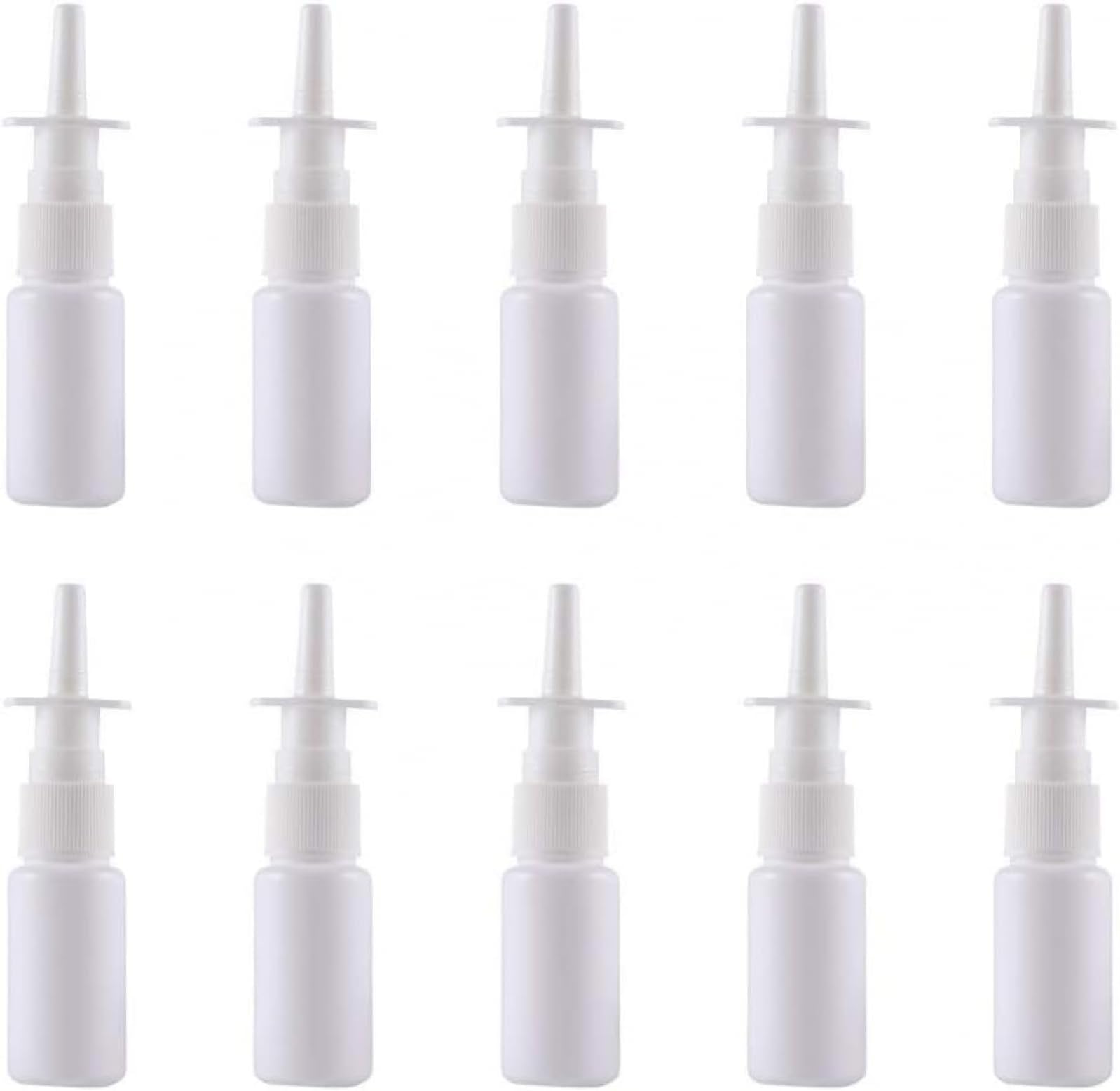 Y&D20Pcs Empty Spray Bottle Direct Injection Bottle Nasal Sprayer Bottle For Nose Cleaning(10ML)
