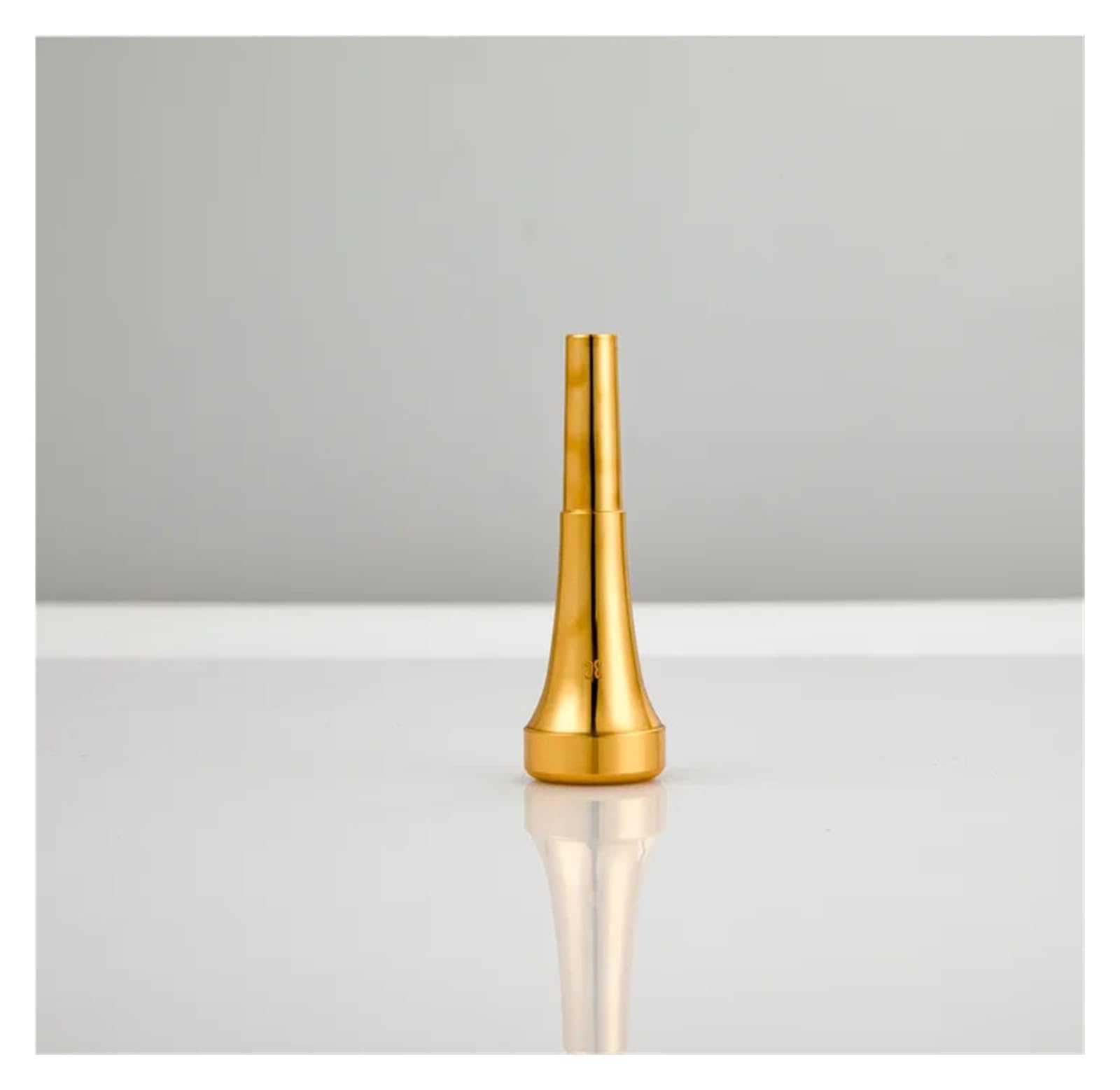 7C 5C 3C Größe Bb Trompetenmundstück Pro versilbertes Kupfer Musikalische Blechblasinstrumente Zubehör(Gold 3C)