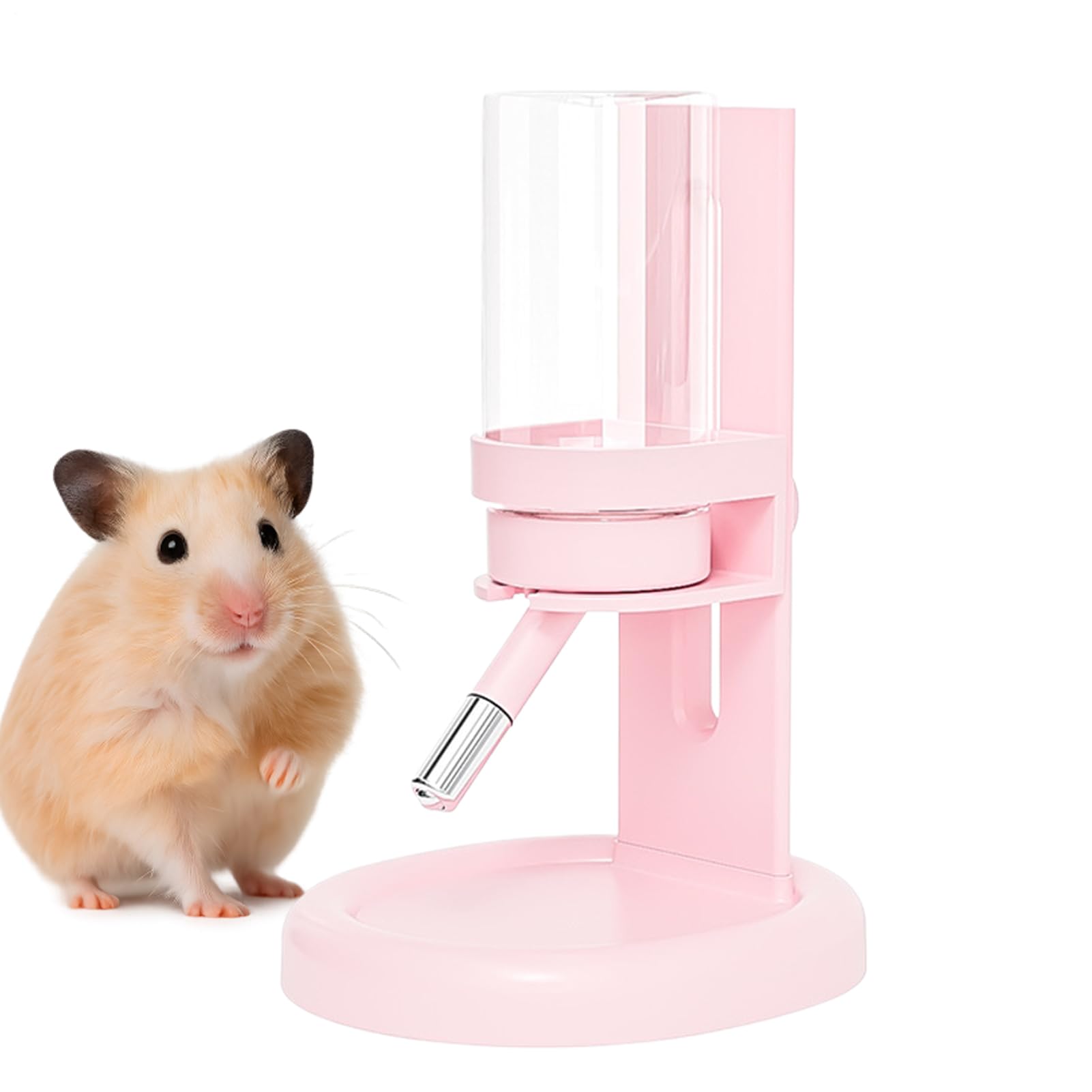 Fontaine à boire anti-goutte pour rongeurs et hamsters avec socle